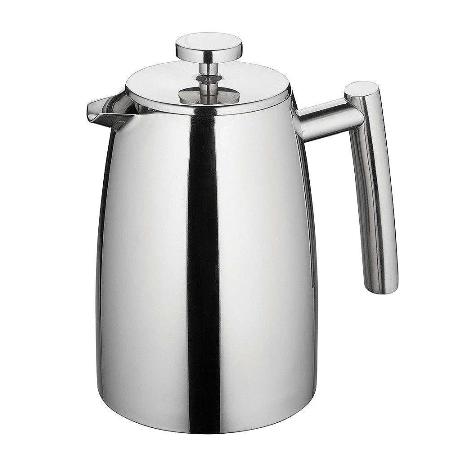 Wheel and Barrow Stainless Steel Double Wall Coffee Plunger - 800ml, Insulated, Durable, Avanti Style