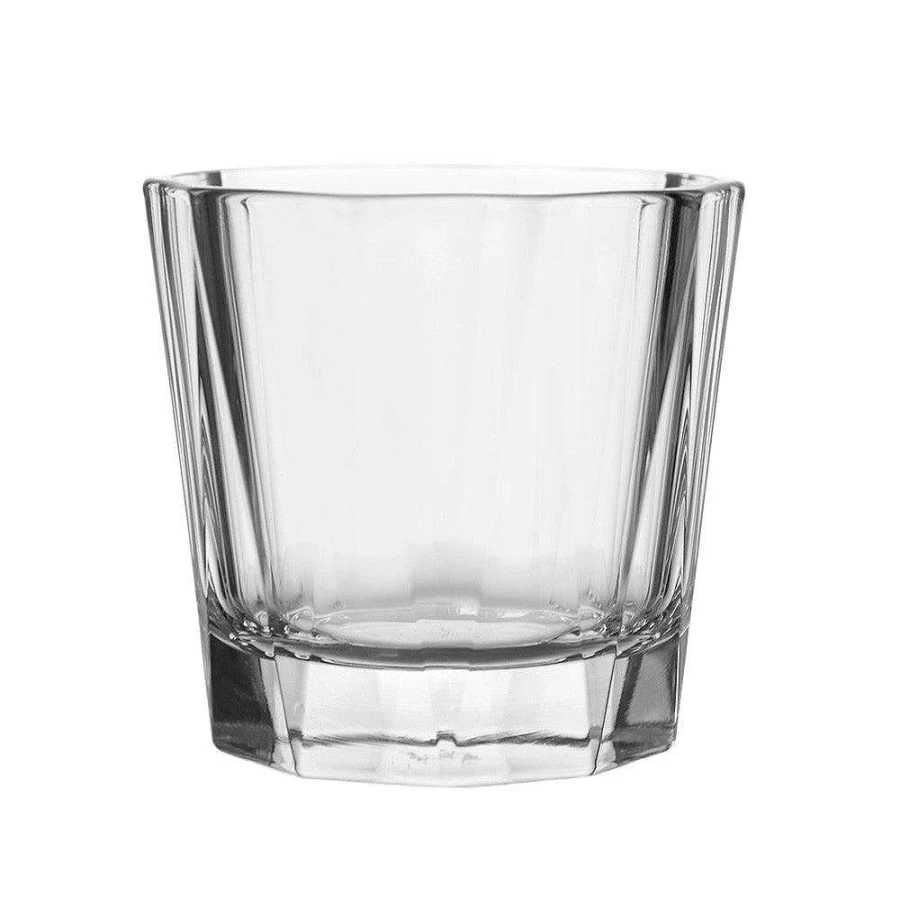 Wheel and Barrow Whisky Glass Hemingway Style 350ml - Premium Crystal Old Fashioned Tumbler for Scotch and Bourbon