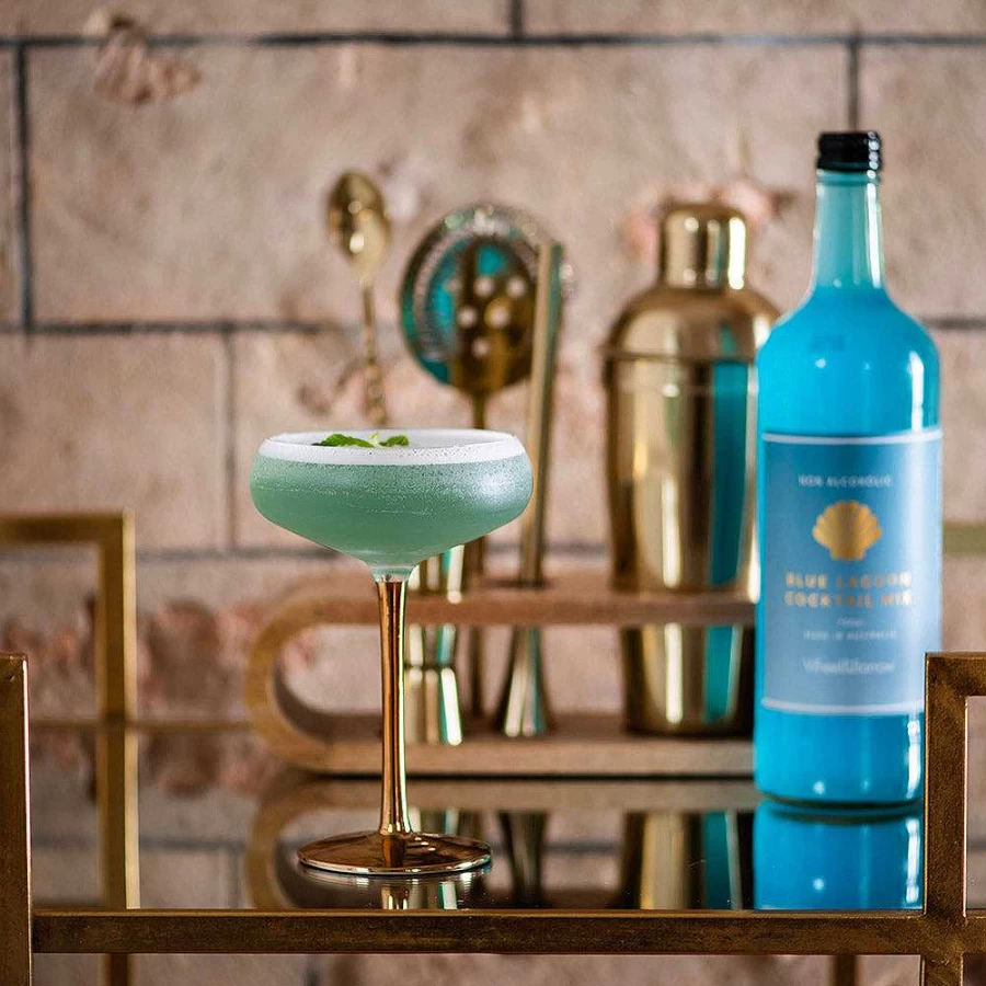 Wheel and Barrow Blue Lagoon Cocktail Mix - 750ml Premium Ready-to-Drink Party Beverage