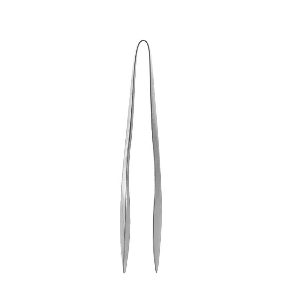 "Wheel and Barrow Mini 15Cm Stainless Steel Kitchen Tongs for Cooking and Serving"