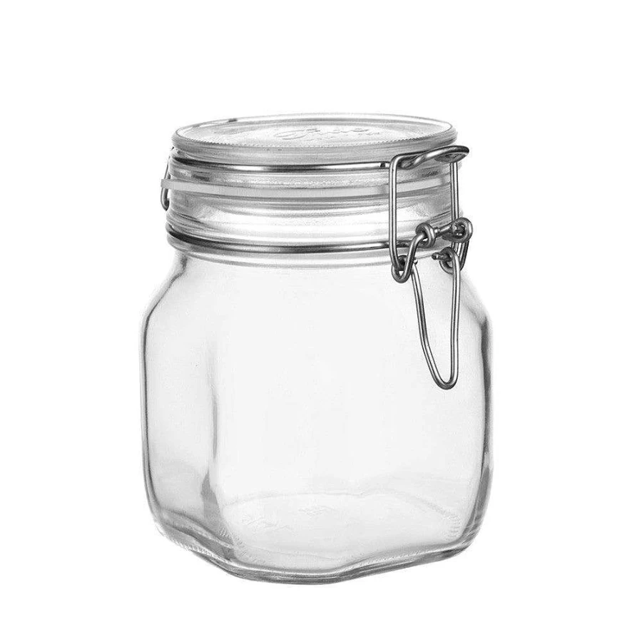 Wheel and Barrow Fido 750ml Glass Preserving Jar with Airtight Lid for Canning and Storage