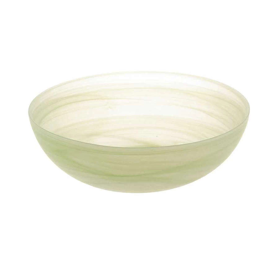 Wheel and Barrow Alabaster Mint Green Bowl 28cm Stoneware Serving Dish