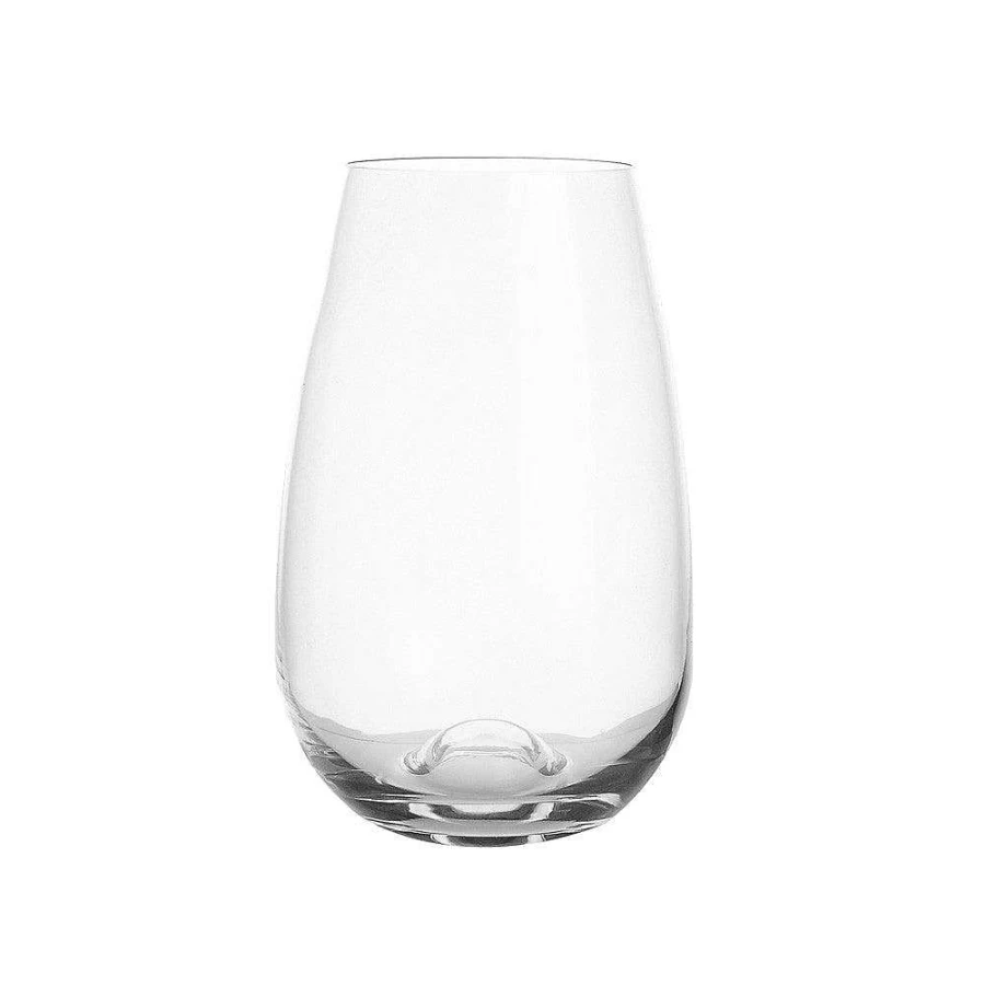 Wheel and Barrow 660ml Stemless Wine Glass - Shatterproof Large Capacity Modern Drinking Cup for Red White Wine
