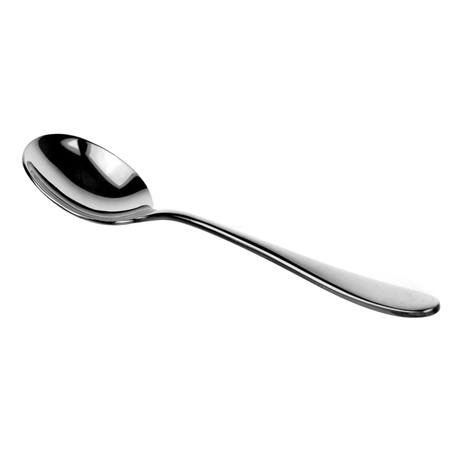 Wheel and Barrow 18/10 Stainless Steel Soup Spoon 17cm - Premium Cafe Dining Cutlery