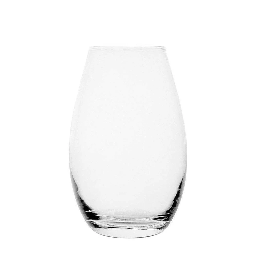 Wheel and Barrow Bola Glass Vase - 20cm Modern Decorative Centerpiece for Home & Office