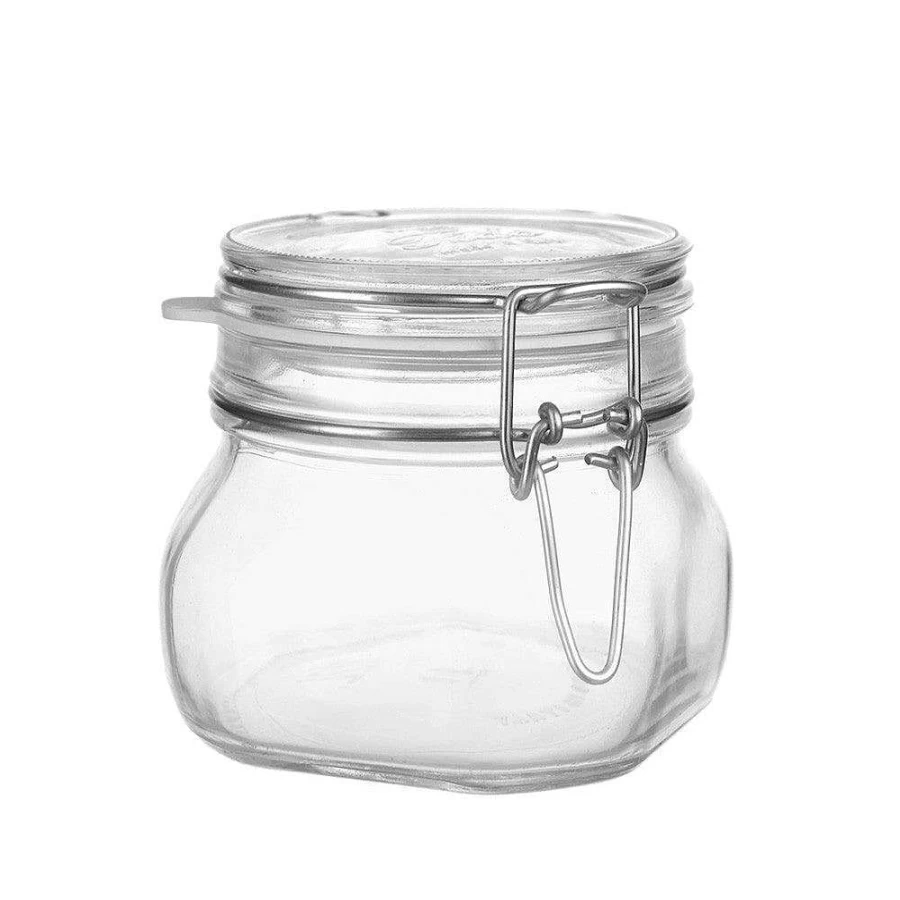 Wheel and Barrow Fido 2L Glass Preserving Jar with Airtight Lid for Food Storage