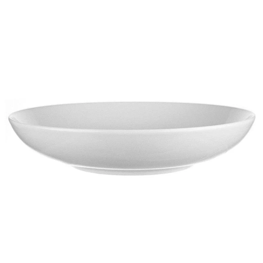 Wheel & Barrow White Porcelain Coupe Bowl 30cm - Elegant Dining & Serving Dish