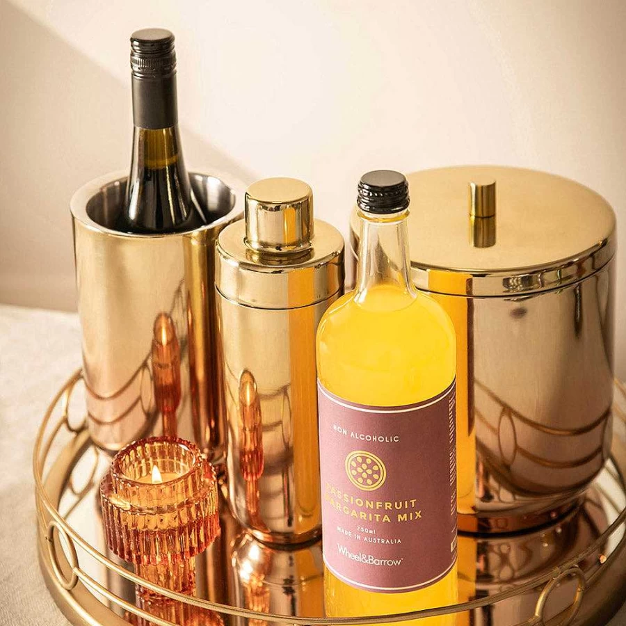 Wheel and Barrow Malibu Gold Ombre Double Wall Insulated Wine Cooler
