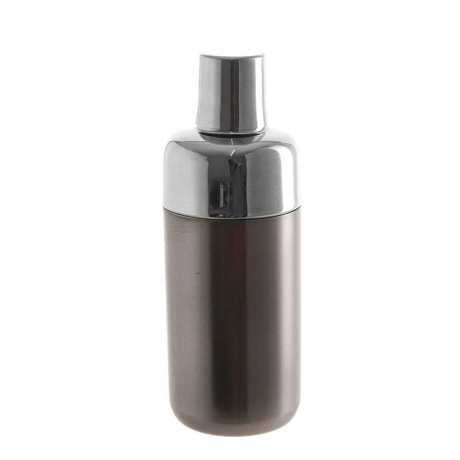 Wheel and Barrow Venice 500ml Brushed Silver Cocktail Shaker - Premium Bar Mixing Tool