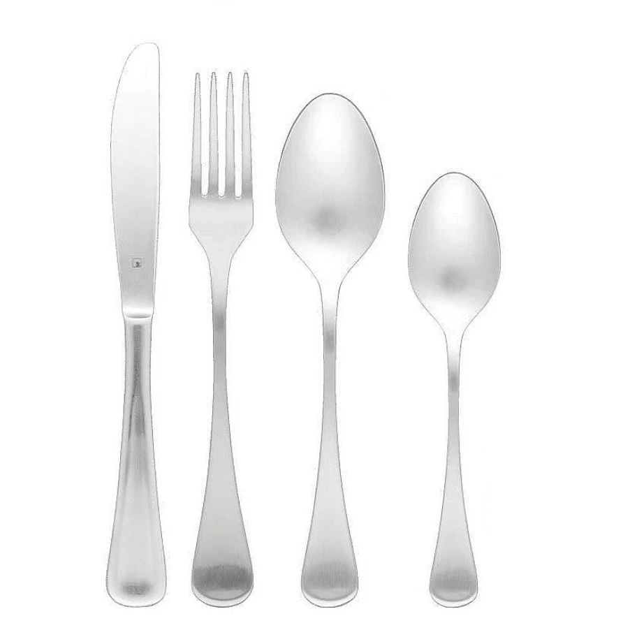 Wheel & Barrow 32-Piece Premium Cutlery Set - Stainless Steel Knife Fork Spoon Set for Dining