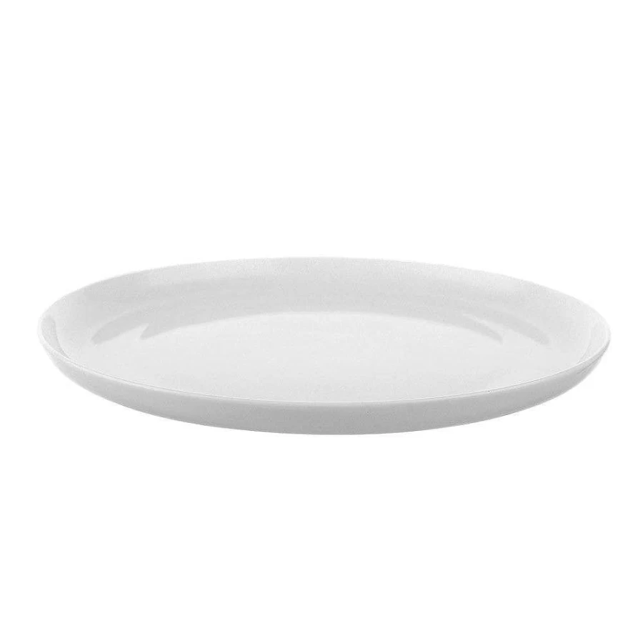 Wheel & Barrow 20cm Bone China Side Plate - Elegant Coupe Salad Dessert Dish