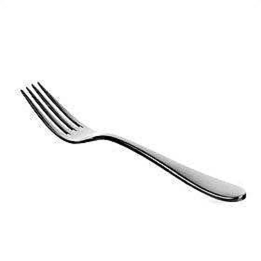 Wheel and Barrow 18/10 Stainless Steel Table Fork 21Cm - Premium Cafe Flatware Cutlery