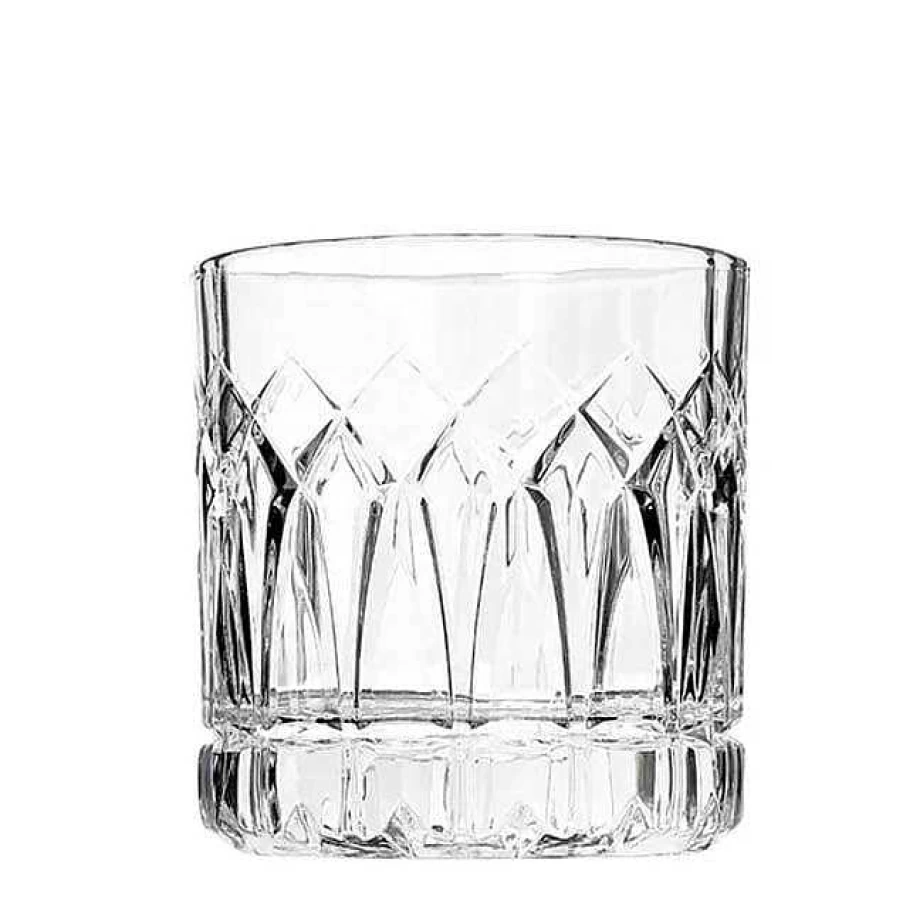 Wheel and Barrow 350ml Cut Glass Tumbler - Classic Traze Past Design