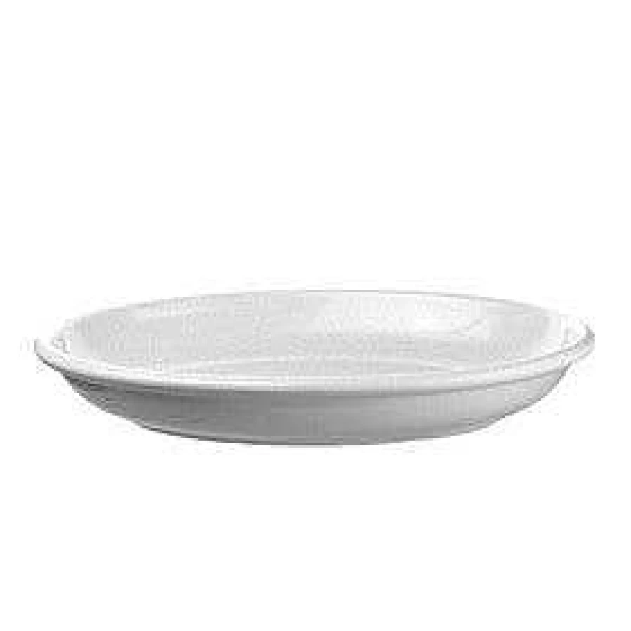 Wheel and Barrow Ivory Melamine Oval Serving Platter 50cm x 36cm Dishware