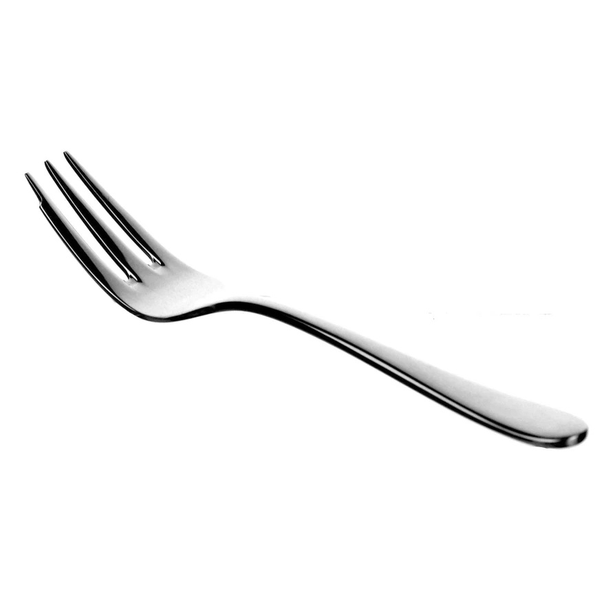 Wheel and Barrow 15Cm Stainless Steel Cake Fork for Caffe - 18/10 Premium Quality Dessert Fork