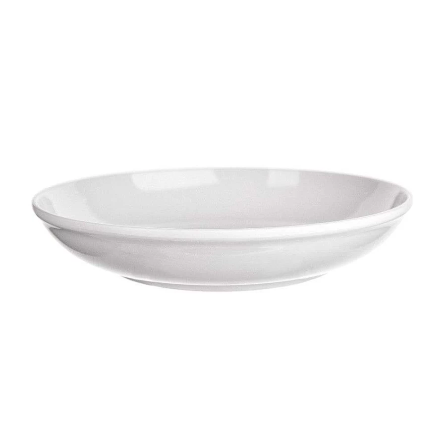 Wheel and Barrow 25cm Deep Round Melamine Bowl - Durable & Lightweight Dishware for Dining