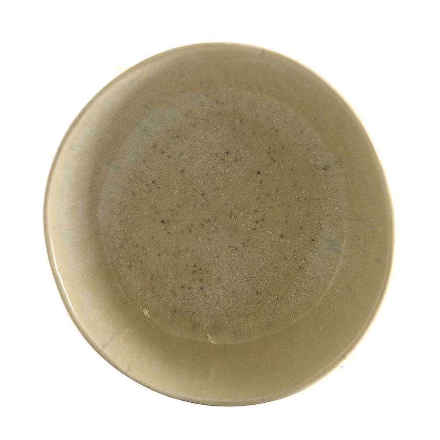 Wheel and Barrow Speckled Matte Stoneware Bowl - 14cm x 5cm Cream Ceramic Serving Dish