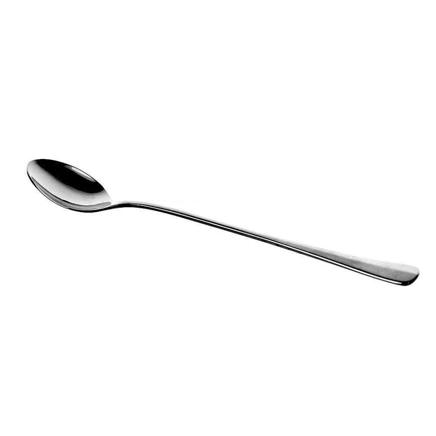 Wheel and Barrow 18/10 Stainless Steel Soda Spoon 20cm - Premium Cocktail & Dessert Utensil