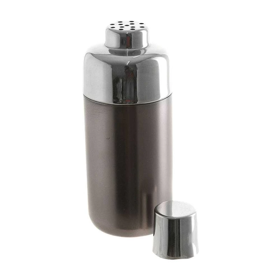 Wheel and Barrow Venice 500ml Brushed Silver Cocktail Shaker - Premium Bar Mixing Tool