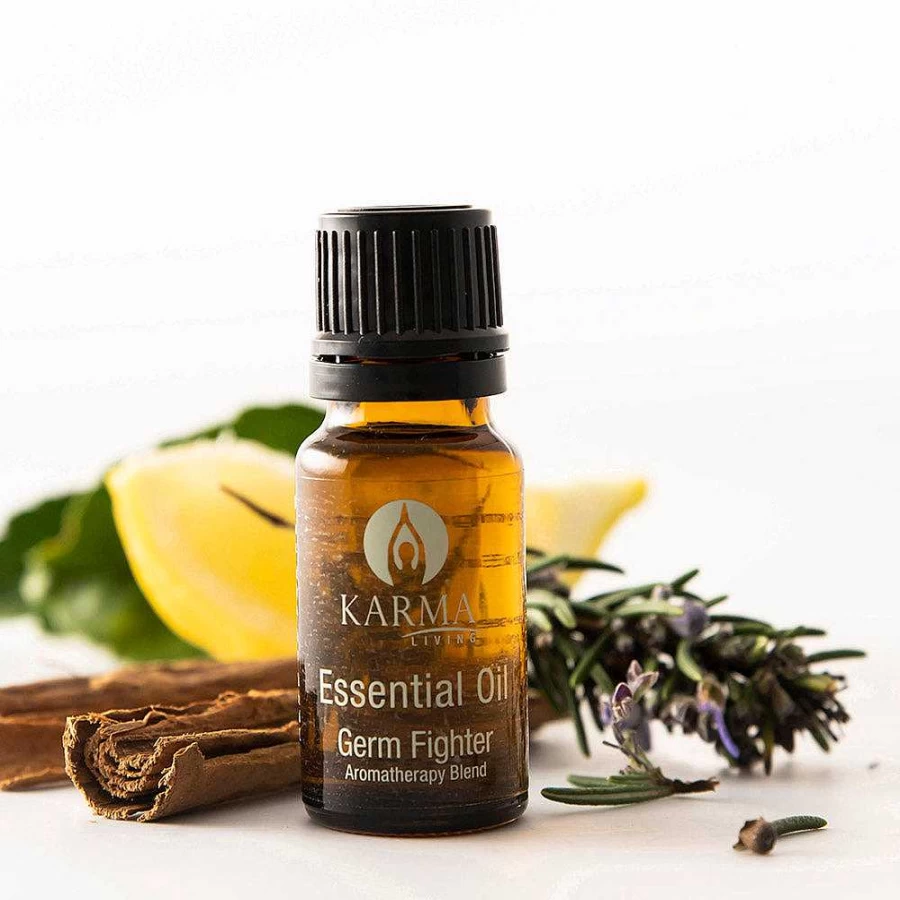 Wheel and Barrow Germ Fighter Essential Oil Blend - 10mL Natural Immune Support