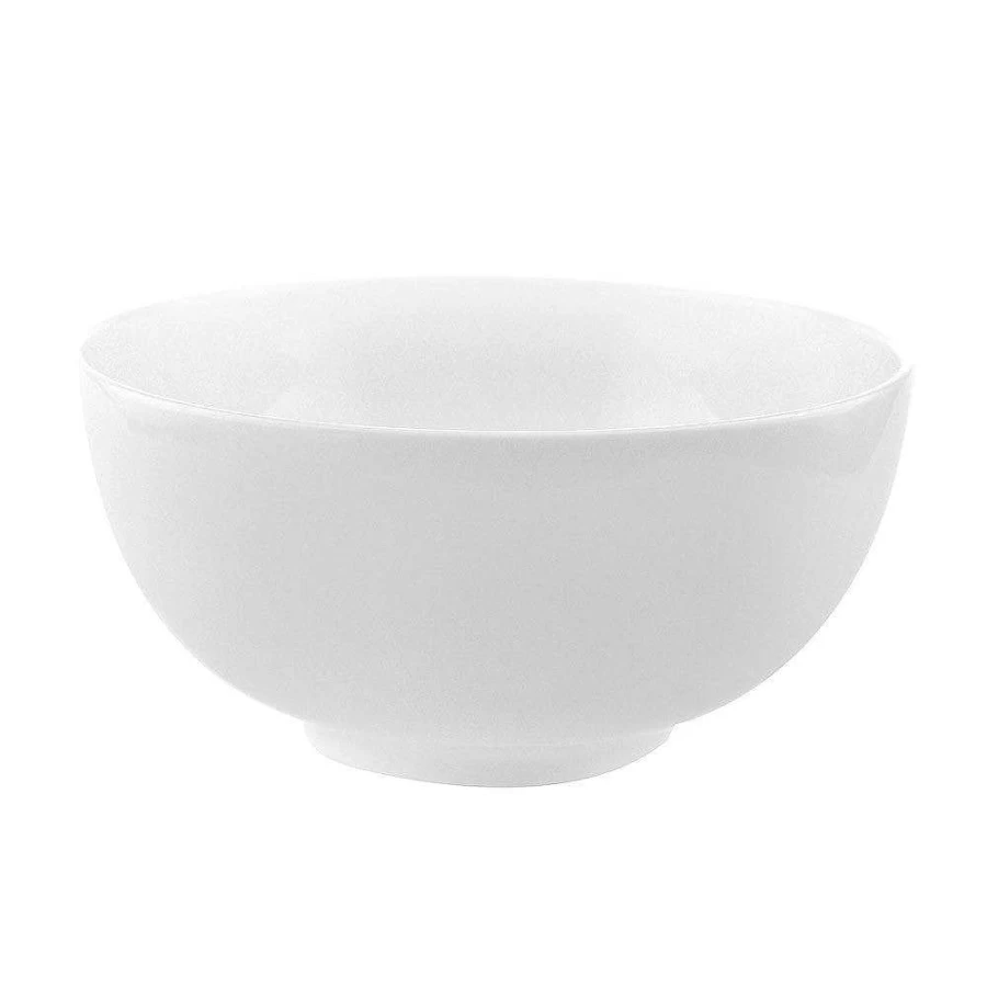 Wheel & Barrow White 15cm Bone China Noodle Soup Bowl - Elegant Dining Tableware