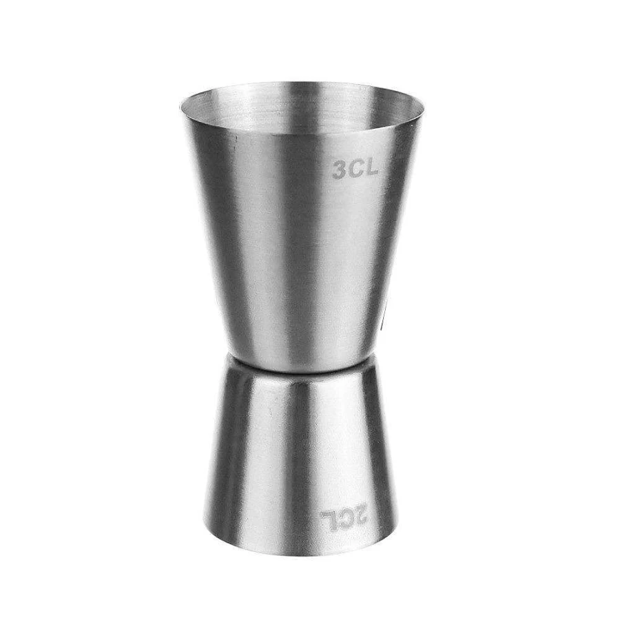 Wheel and Barrow Stainless Steel Spirit Measure 20ml/30ml - Premium Bar Tool for Cocktails and Mixology