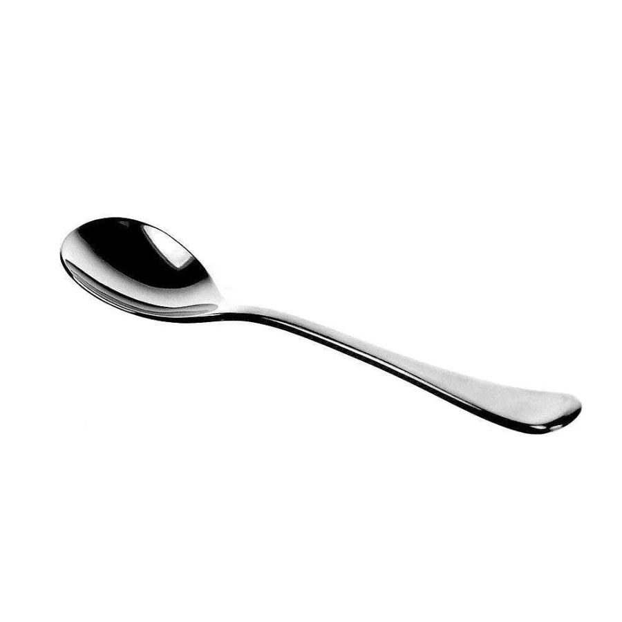 "Wheel and Barrow Premium 18/10 Stainless Steel Fruit Spoon, 14cm - Durable & Elegant Cutlery"