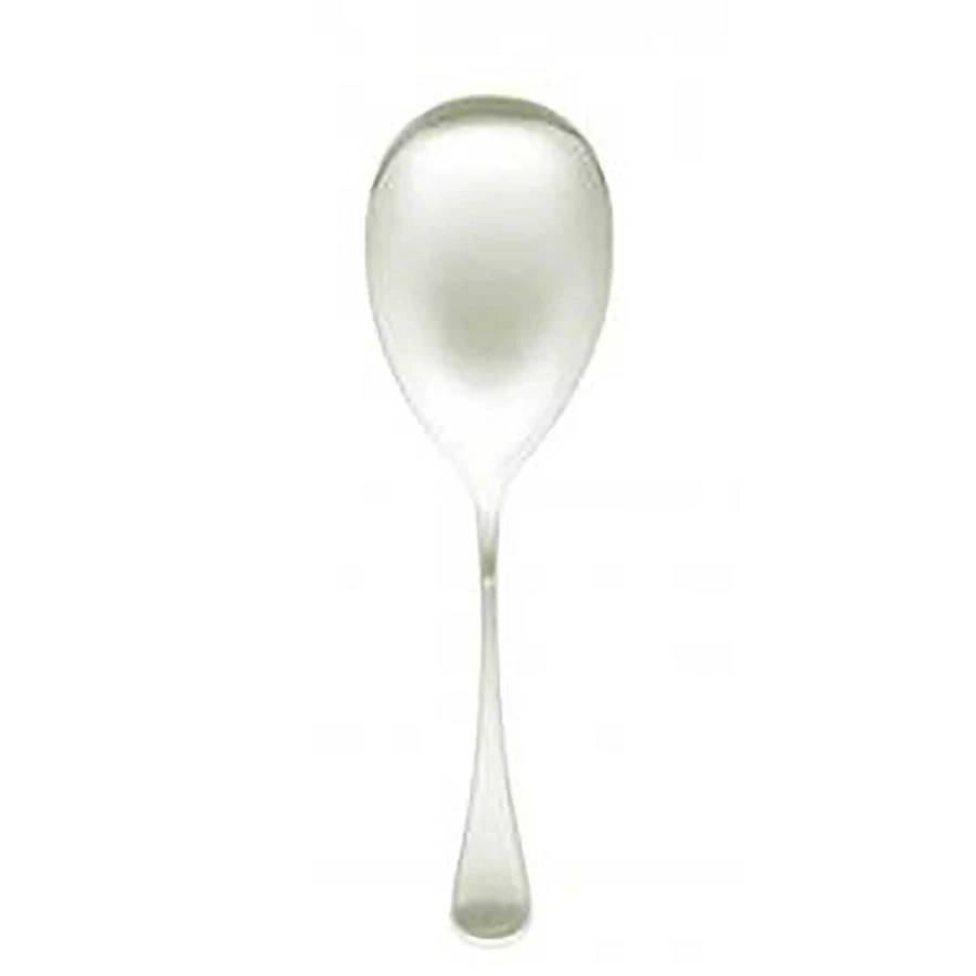 Wheel & Barrow Premium 25cm Stainless Steel Rice Spoon - 18/10 Rust-Proof, Dishwasher Safe - Elegant Kitchen Utensil for Cooking & Serving