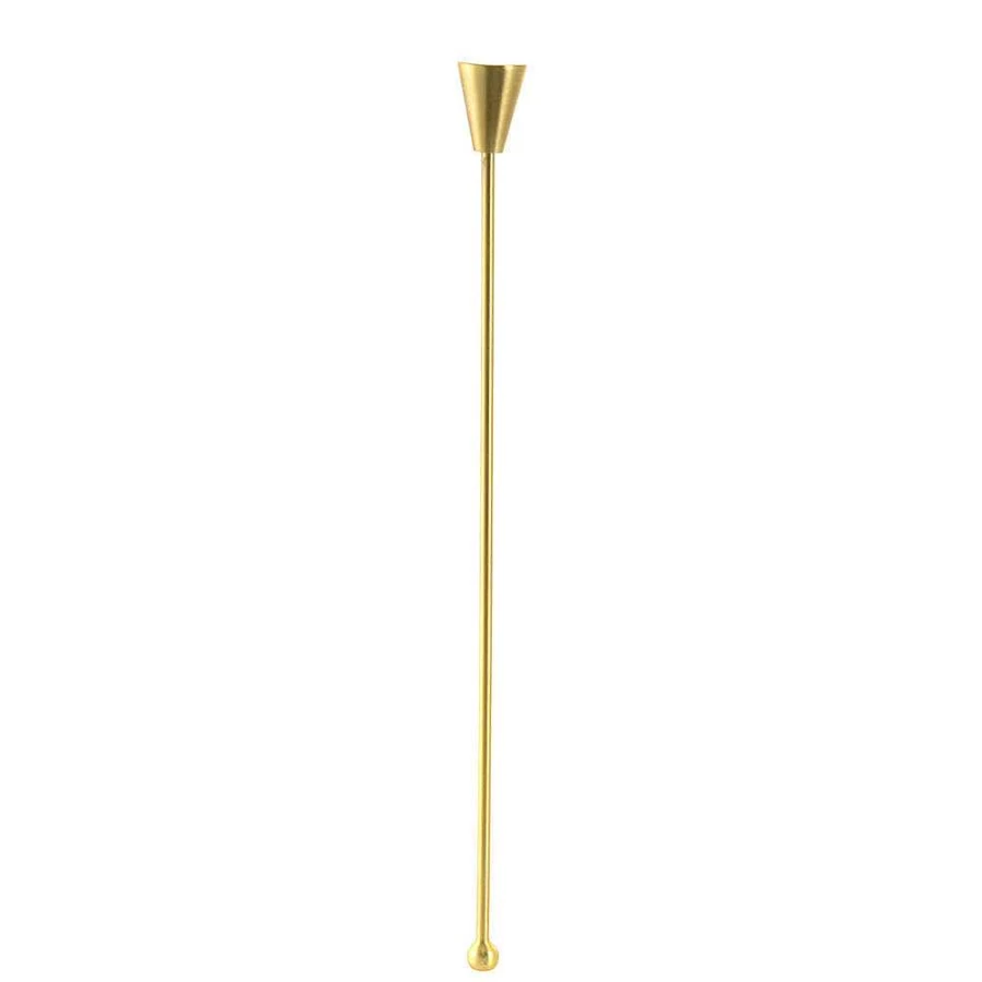 "Wheel and Barrow Gold Stirrer - Premium Mixing Tool for Efficient Blending"
