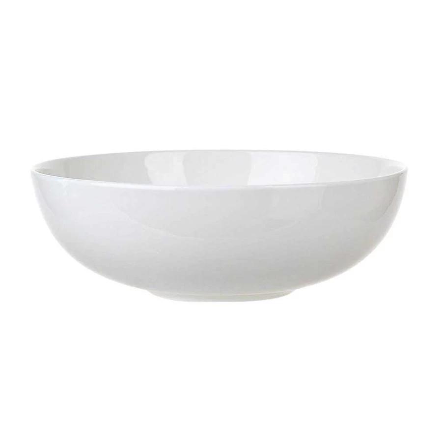 Wheel and Barrow 12-Piece White Bone China Coupe Dinner Set - Elegant Porcelain Tableware