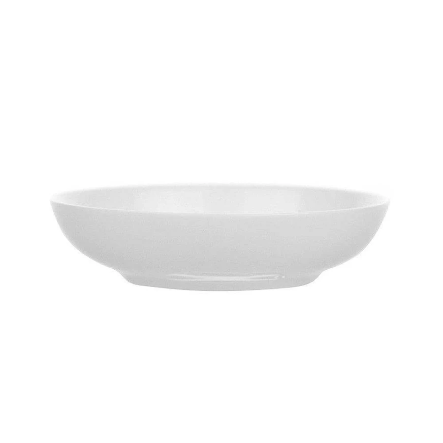 Wheel & Barrow White Bone China Condiment Dish 10.5cm - Elegant Serving Bowl for Sauces & Dips