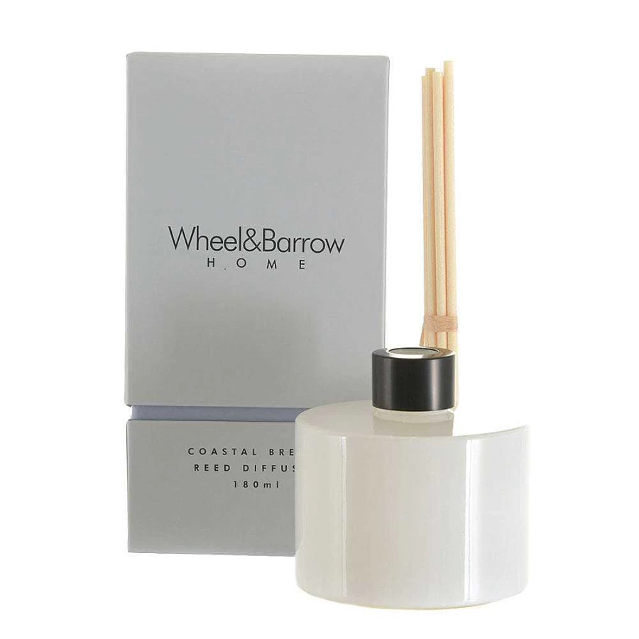 Wheel and Barrow Coastal Breeze Essential Oil Diffuser 180ml for Aromatherapy and Home Fragrance