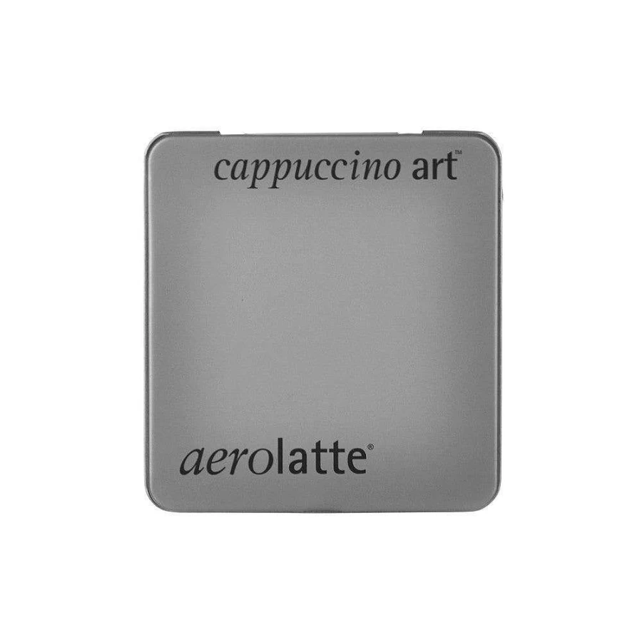 Wheel and Barrow Premium Coffee Art Stencils Set - 6 Reusable Templates for Latte Decorations