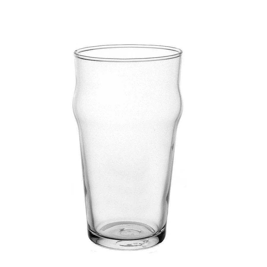 Wheel and Barrow Premium Ale Beer Glass - 580ml Pint with Non-Slip Base - Ideal for Craft Beer and Lager - Durable Barware for Home or Pub Use
