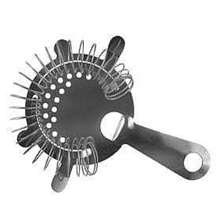 Wheel and Barrow 16cm Stainless Steel Hawthorn Strainer - Durable Kitchen Sieve for Filtering and Cooking