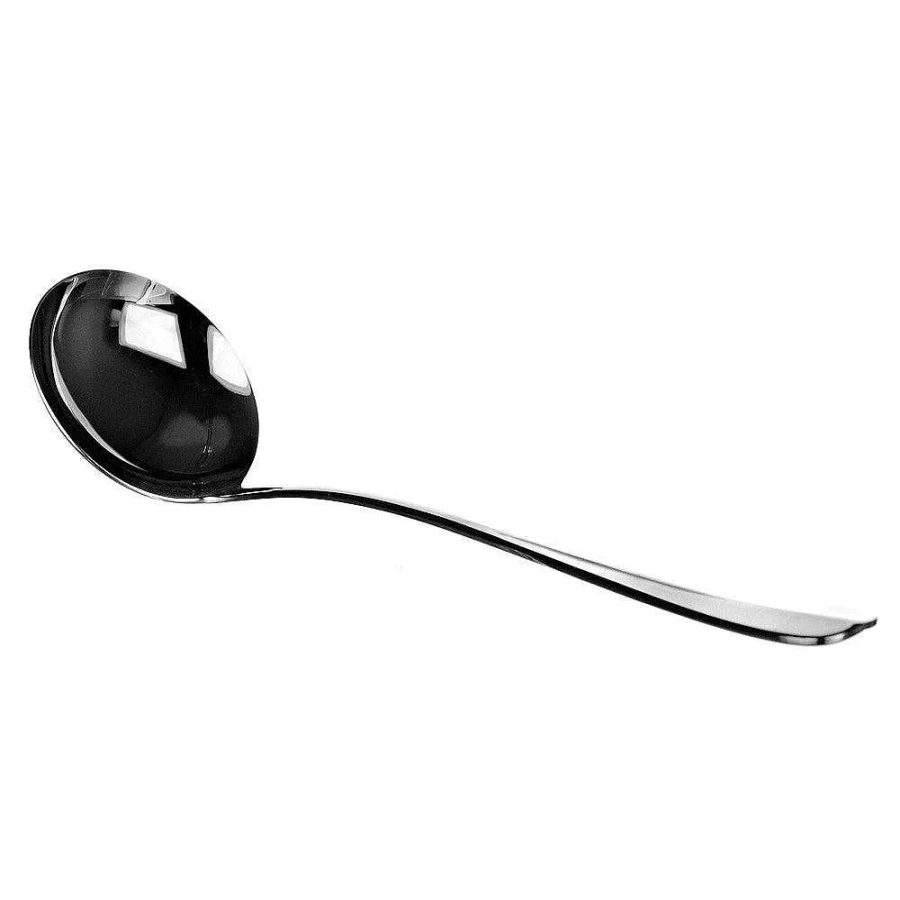 Wheel and Barrow Stainless Steel Soup Ladle 29cm - 18/10 Rust-Proof Kitchen Ladle for Cooking and Serving