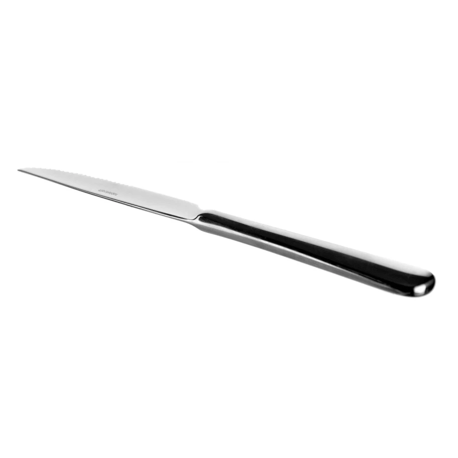 Wheel and Barrow 18/10 Stainless Steel Steak Knife Set - 23cm Premium Restaurant Grade Caffe Steak Knives