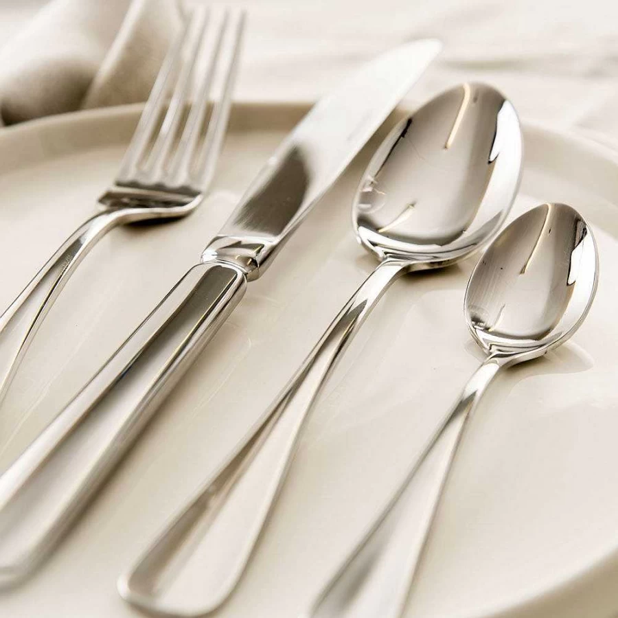 Wheel and Barrow 18/10 Stainless Steel Table Fork - 21cm Bogart Design - Premium Dining Cutlery