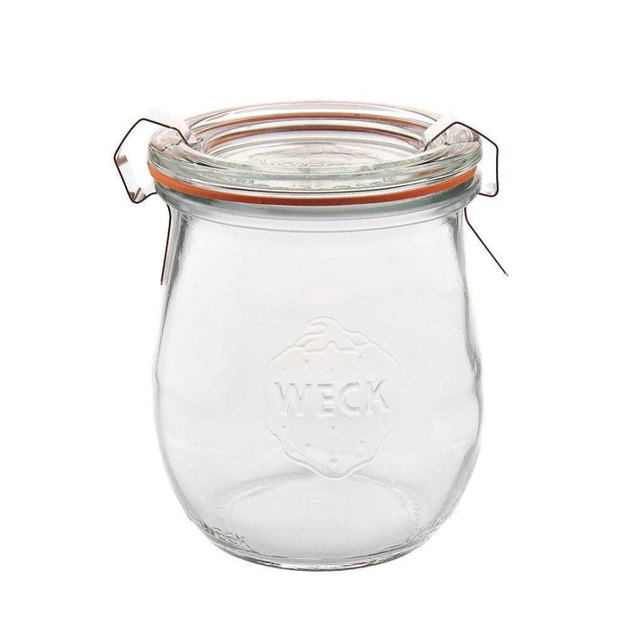 Wheel and Barrow 220ml Mini Tulip Preserving Jar - Airtight Glass Canister for Food Storage
