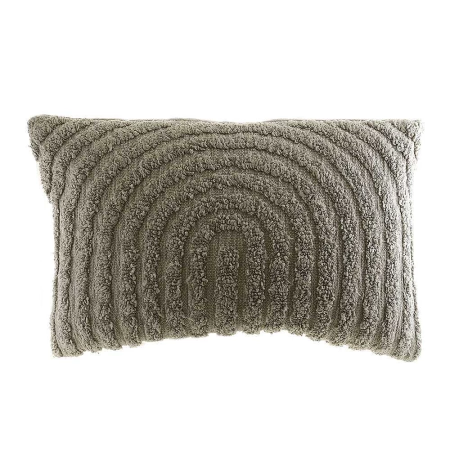Wheel and Barrow Arch Support Cushion - Grey Comfort Pillow 40x60cm for Home & Office