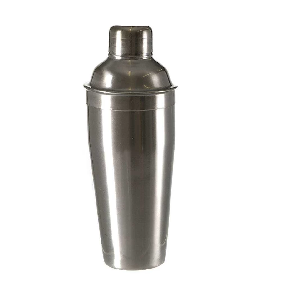 Wheel and Barrow Gunmetal Cocktail Shaker - Premium Stainless Steel Bar Mixing Tool for Professional Drinks
