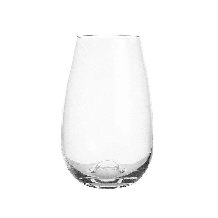 Wheel and Barrow 660ml Stemless Wine Glass - Shatterproof Large Capacity Modern Drinking Cup for Red White Wine