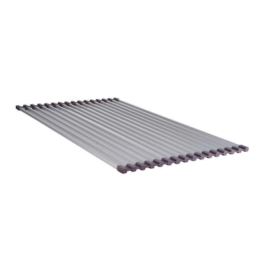 Wheel and Barrow Sink Drying Mat Roll Up - 52x32cm Absorbent Dish Drying Rack for Kitchen Counter, Quick Dry Silicone Drip Tray for Dishes, Utensils, and Cutlery