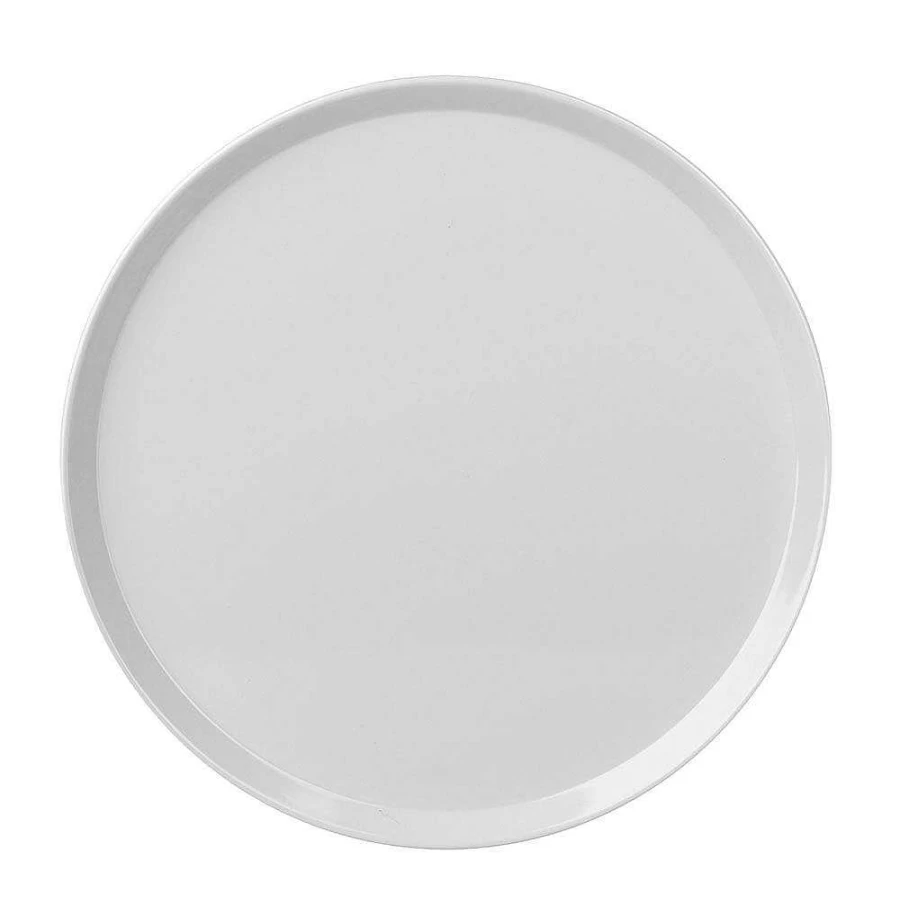 Wheel & Barrow White 30cm Melamine Cake Plate - Durable & Stylish Serving Dish for Parties