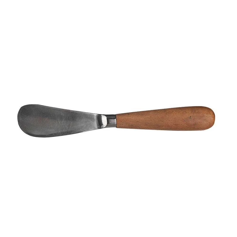 "Wheel & Barrow 15cm Wooden Handle Spreader Knife – High-Quality Garden Tool"