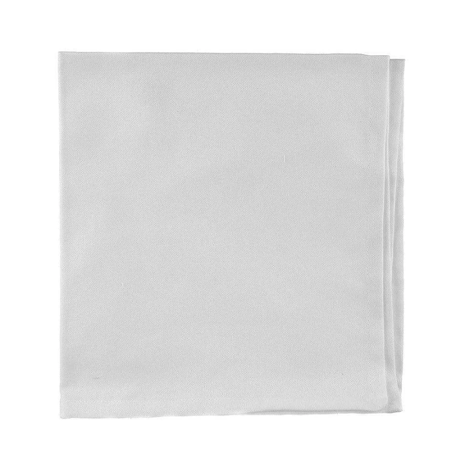 Wheel and Barrow Classic White Cotton Napkins 45x45cm - Premium Dining Table Linens