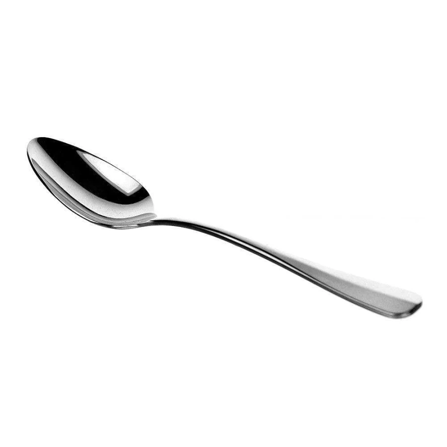 Wheel and Barrow 18/10 Stainless Steel Dessert Spoon - 18cm Elegant Cutlery, Bogart Collection