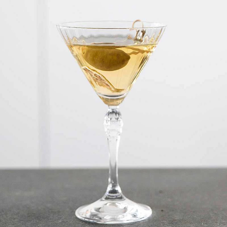 Wheel and Barrow Speakeasy Martini Glass - 245ml (20 oz) Classic American Cocktail Glass for Martinis