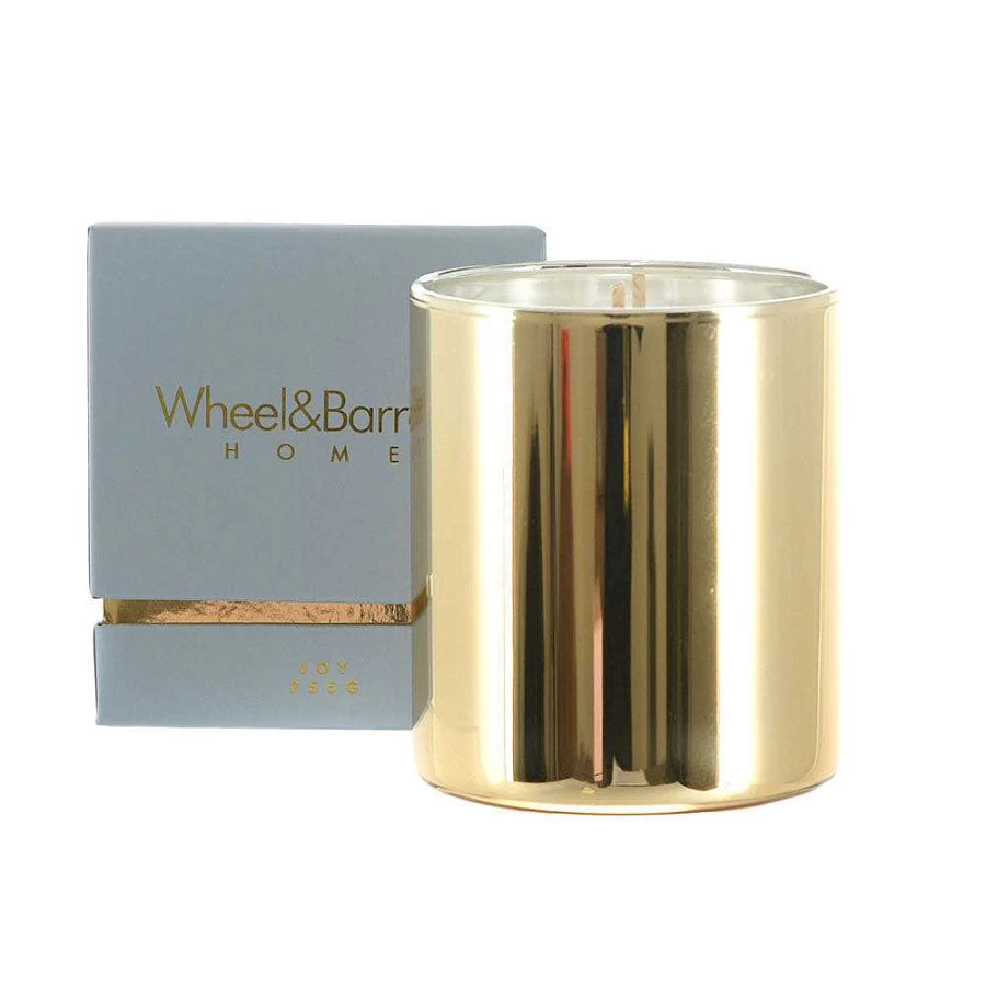 Wheel and Barrow Soy Wax Candle Joy – 255g Natural Scented Candle for Home Aromatherapy