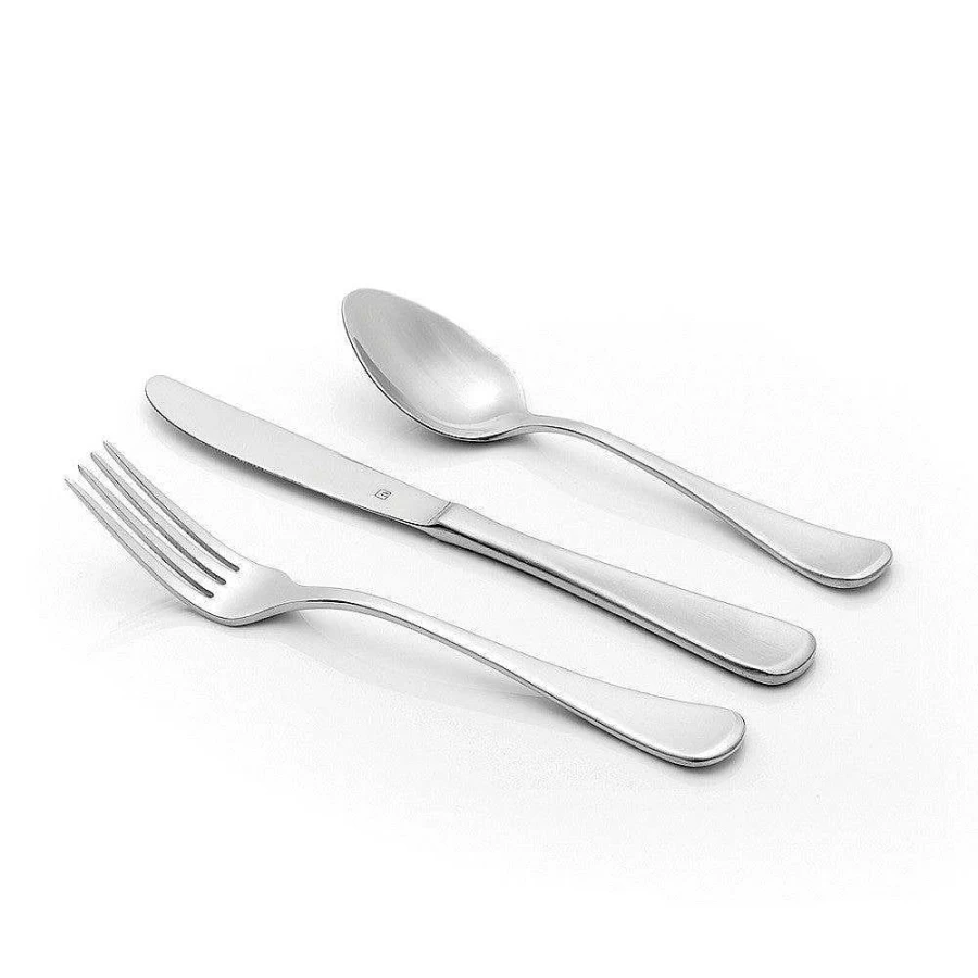 Wheel & Barrow 32-Piece Premium Cutlery Set - Stainless Steel Knife Fork Spoon Set for Dining